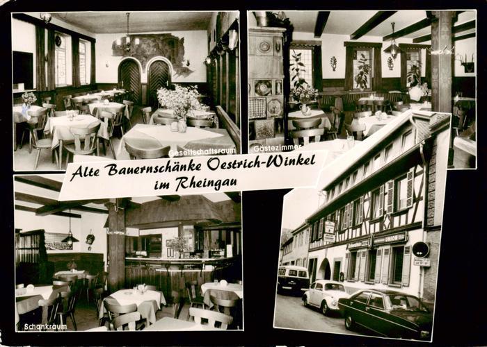 Oestrich-Winkel Alte Bauernschenke Gesellschaftsraum Gaestezimmer Schankraum