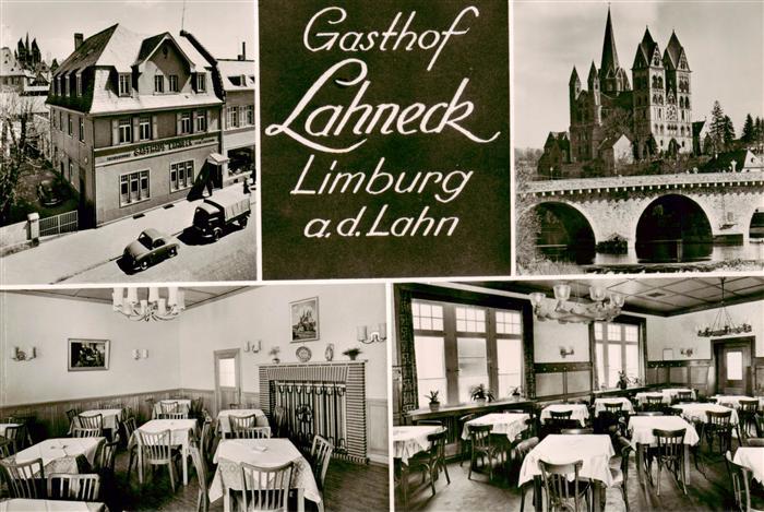 Limburg Lahn Gasthof Lahneck Gastraeume Muenster