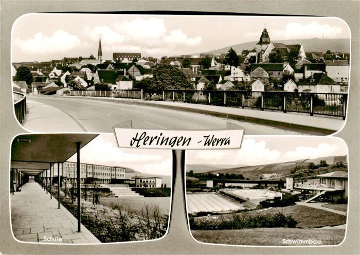 Heringen Werra Panorama Schule Schwimmbad