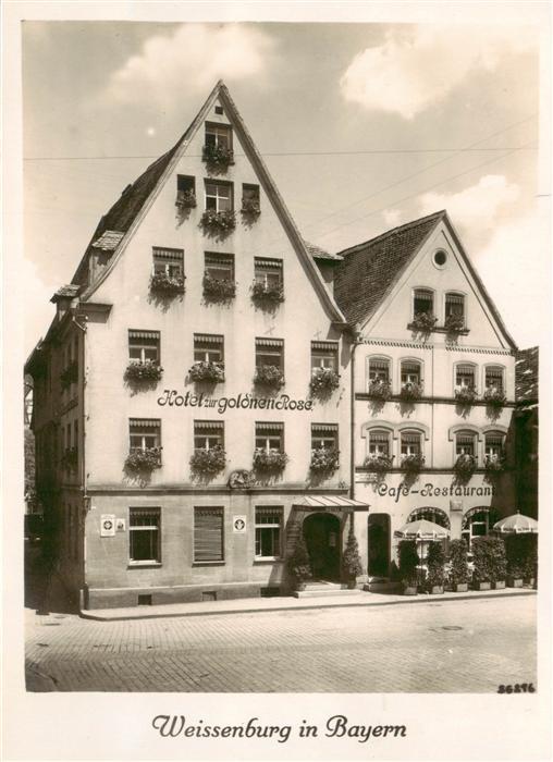 Weissenburg Bayern Hotel zur goldnen Rose