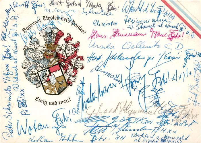 Friedberg Hessen Landsmannschaft Bayern und Tiroler Wappen