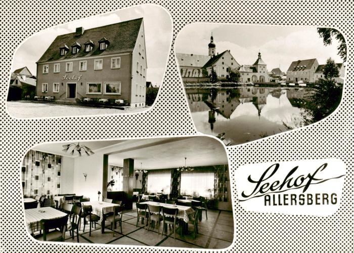 Allersberg Restaurant Seehof Gastraum Seepartie