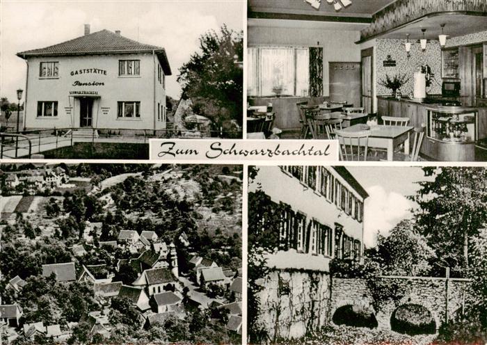 Unterschwarzach Schwarzach Baden Gaststaette Pension Zum Schwarzbachtal Gaststub