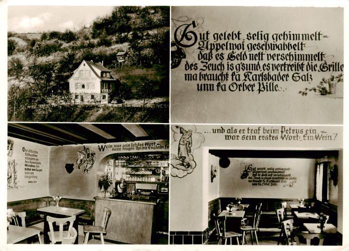 Lautzenberg Bad Orb aeppelwoi-Mueller Gaststaette und Kelterei Gastraeume