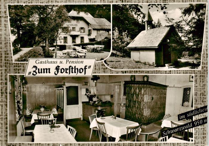 Haeg-Ehrsberg Baden Gasthaus Pension Zum Forsthof Gaststube Kapelle