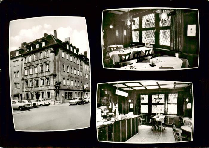 Wuerzburg Bayern Gaststaette Reichsapfel Gastraeume