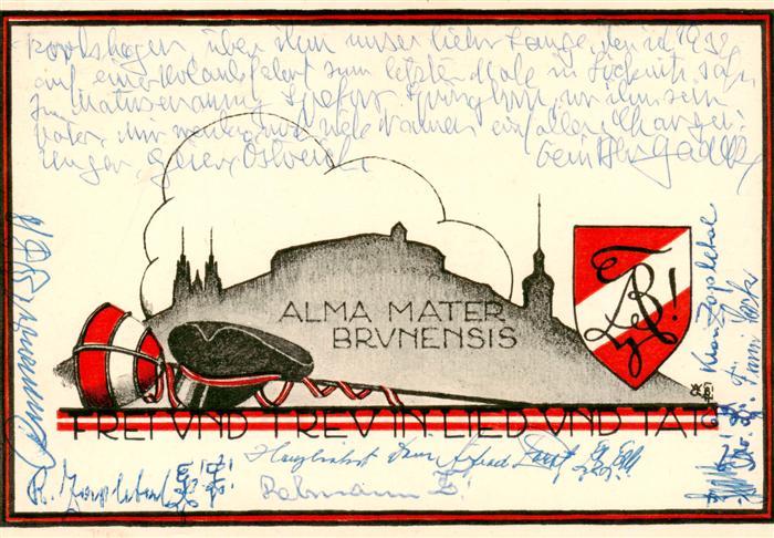 Karlsruhe Baden Alma Mater Brunensis Wappen