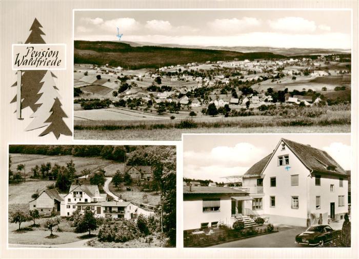 Weiten-Gesaess Michelstadt Pension Waldfriede Panorama