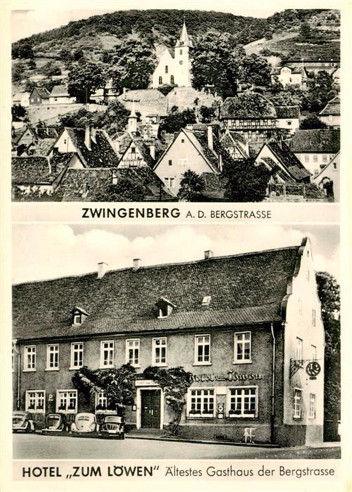 Zwingenberg Bergstrasse Panorama Hotel Zum Loewen