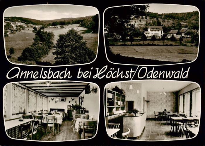 Annelsbach Hoechst  Odenwald Panorama Pension Dornroeschen Gastraeume
