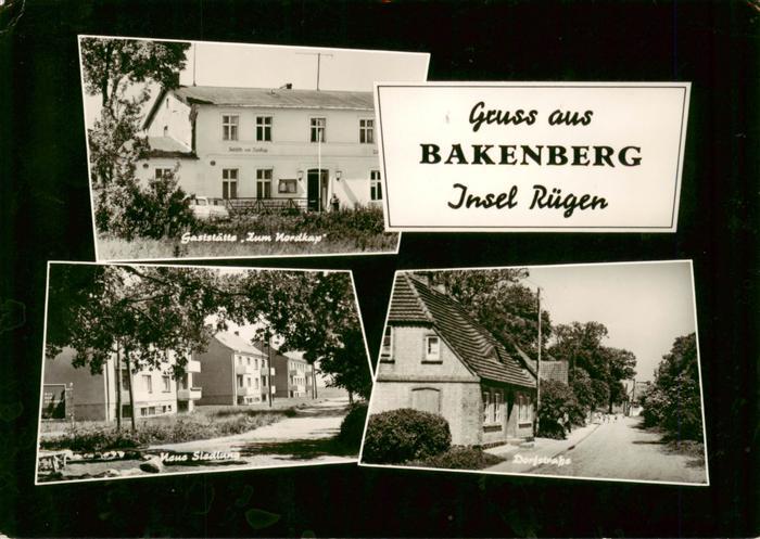 Bakenberg Dranske Gaststaette Zum Nordkap Haus Siedlung Dorfstrasse
