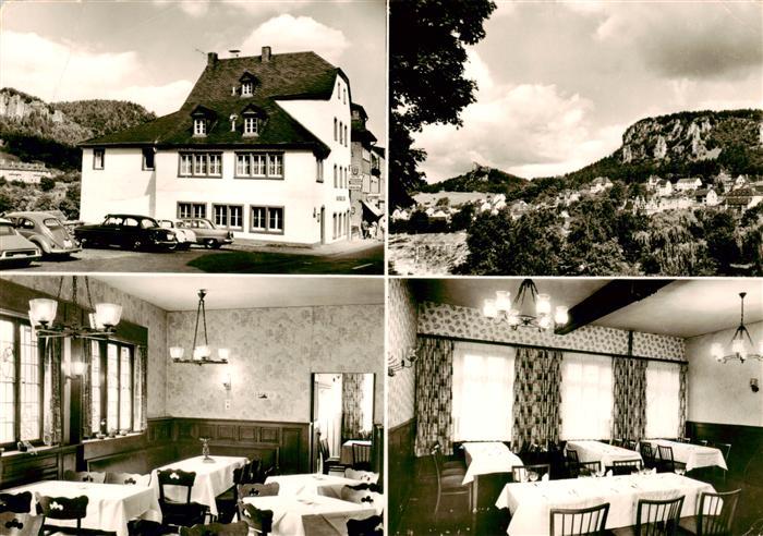 Gerolstein Rheinland-Pfalz Hotel Restaurant Ratskeller Gastraeume Panorama