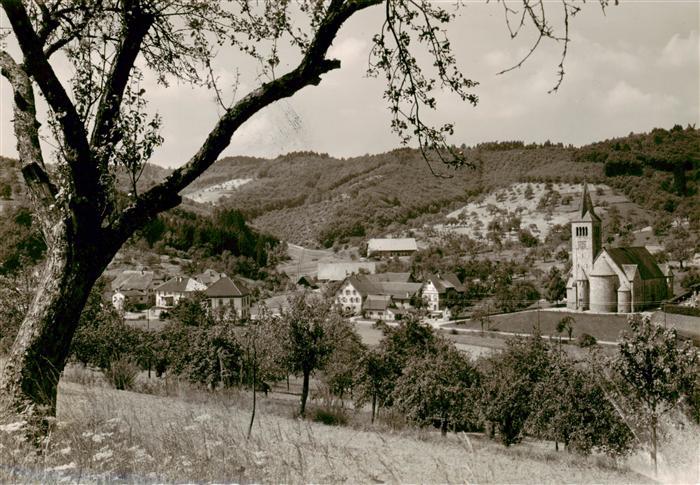 oedsbach Oberkirch Panorama Kirche