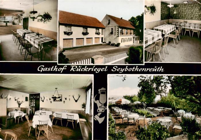 Seybothenreuth Gasthof Rueckriegel Gastraeume Gartenwirtschaft