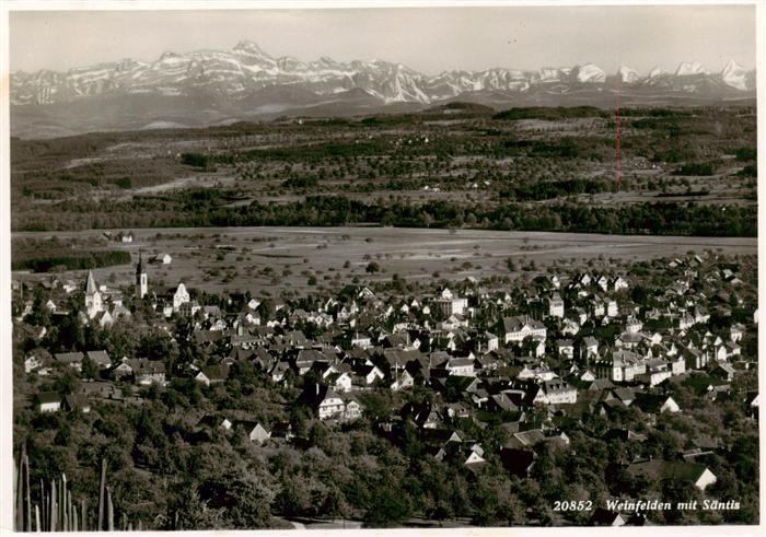 Weinfelden TG Panorama mit Saentis