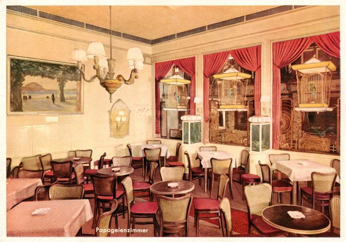 Frankfurt Main Eis Cafe WiPra Papageienzimmer