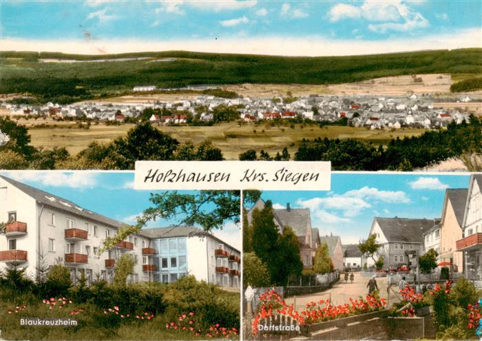 Holzhausen Siegen Burbach Panorama Blaukreuzheim Dorfstrasse