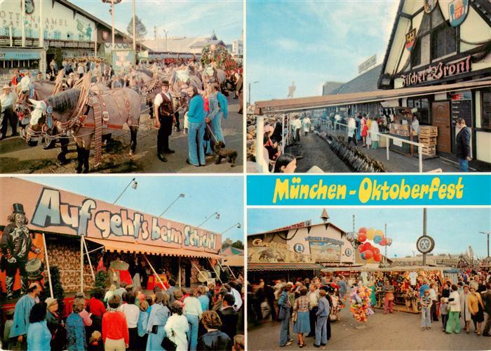 Muenchen Bayern Oktoberfest Teilansichten