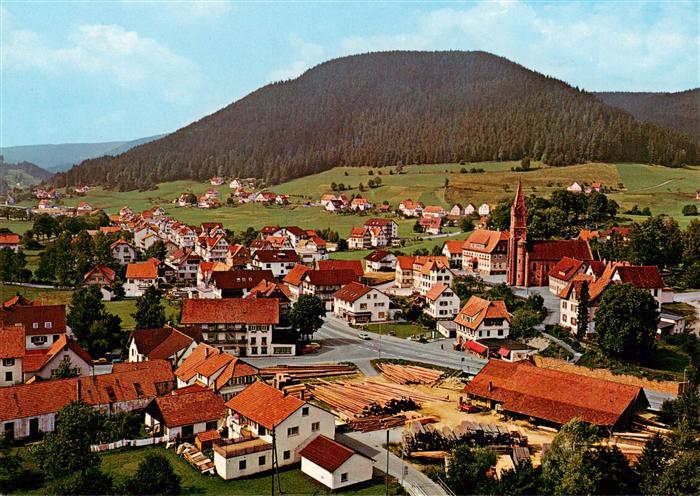 Mitteltal Schwarzwald Panorama Luftkurort und Wintersportplatz im Sommer