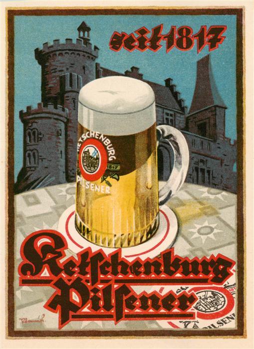 Stolberg Rheinland Ketschenburg Pilsener Bier-Werbung