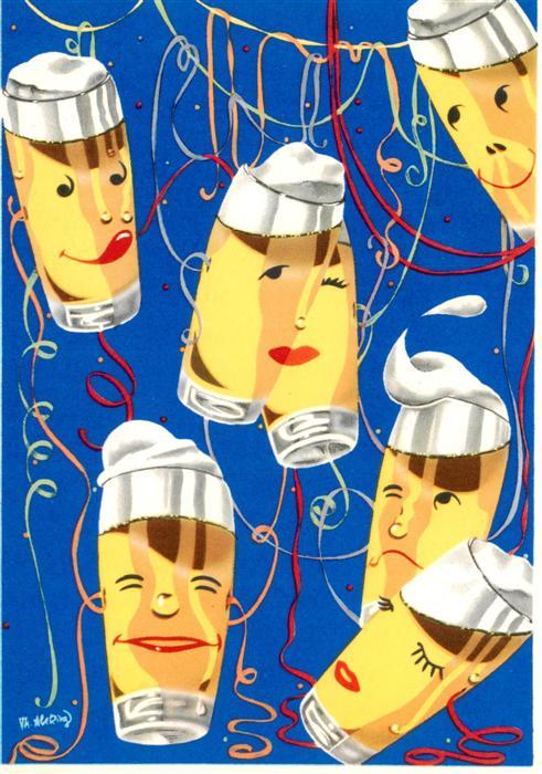 Bonn Rhein Bier Werbung Werbespruch Durst wird durch Bier erst schoen