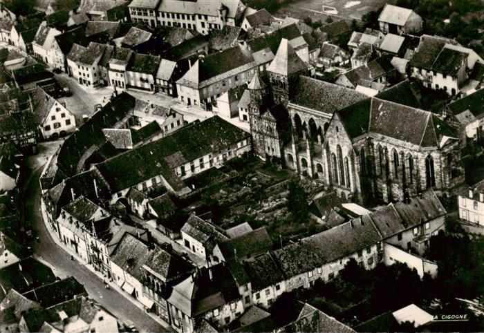 Marmoutier 67 Bas-Rhin Centre de la ville vue aérienne