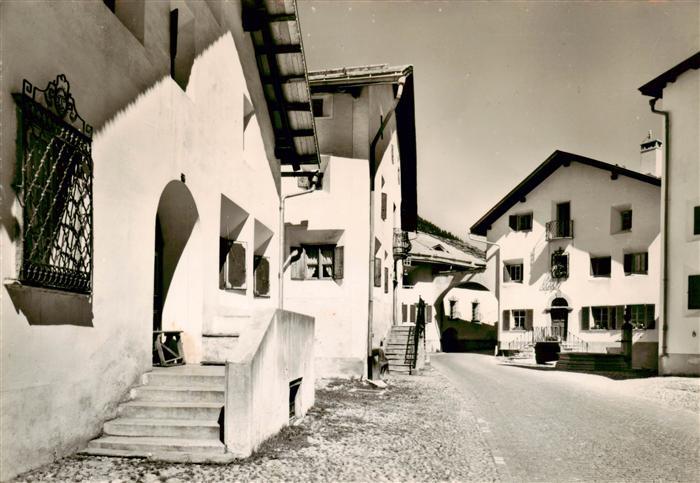 Bever Maloja GR Alte Buendnerhaeuser