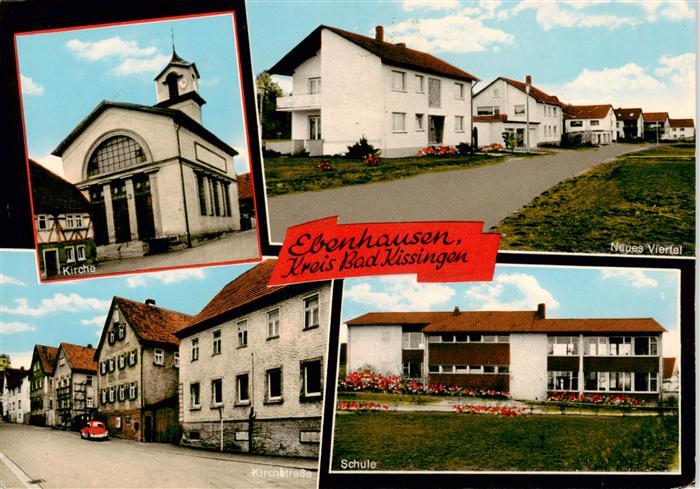 Ebenhausen Unterfranken Kirche Neues Viertel Schule Kirchstrasse