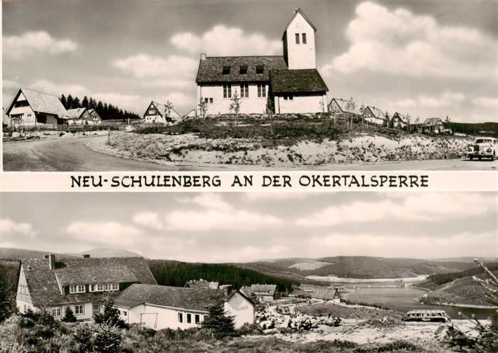 Neu-Schulenberg Harz Ansicht mit Kirche Panorama Okertalsperre