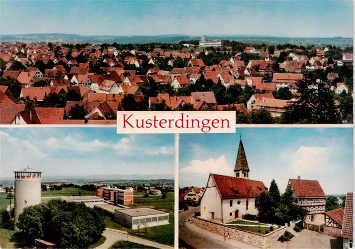 Kusterdingen Stadtpanorama Motiv mit Kirche