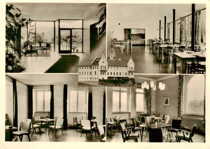 BADEN-BADEN BW VDK-Haus Magnetberg Speiseraum Aufenthaltsraum