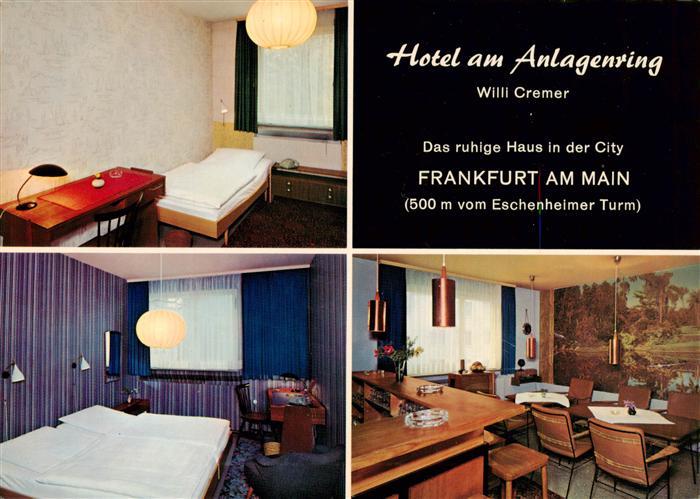 Frankfurt Main Hotel am Anlagenring Fremdenzimmer