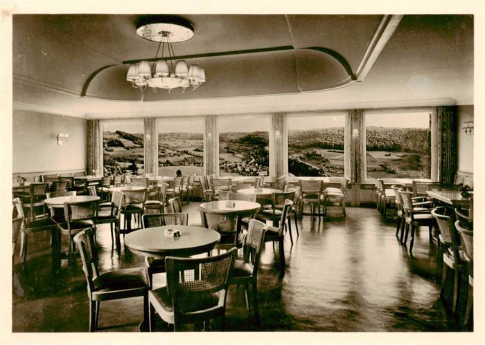 Langenburg Wuerttemberg Hofkonditorei Cafe Bauer Blick ins Jagsttal