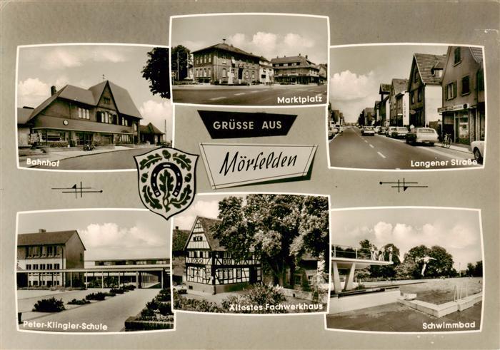 Moerfelden-Walldorf Bahnhof Marktplatz Langener Strasse Peter-Klingler-Schule ae