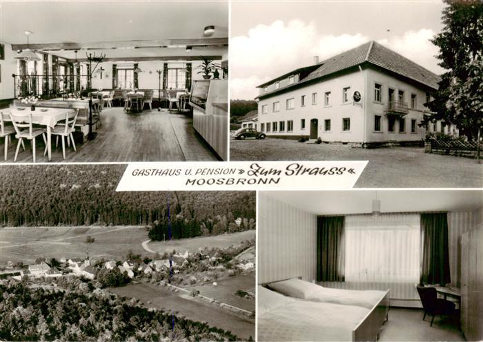 Moosbrunn Schoenbrunn Gasthaus Pension zum Strauss Restaurant Fremdenzimmer Luft