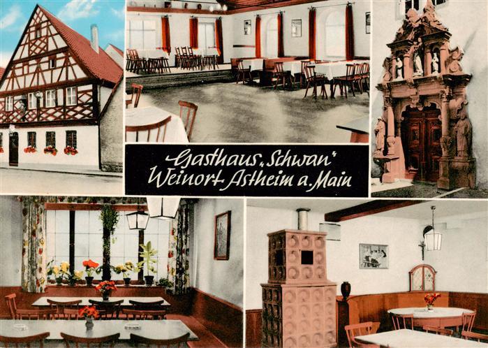 Astheim Kitzingen Gasthaus Schwan Eingangsportal Gastraeume