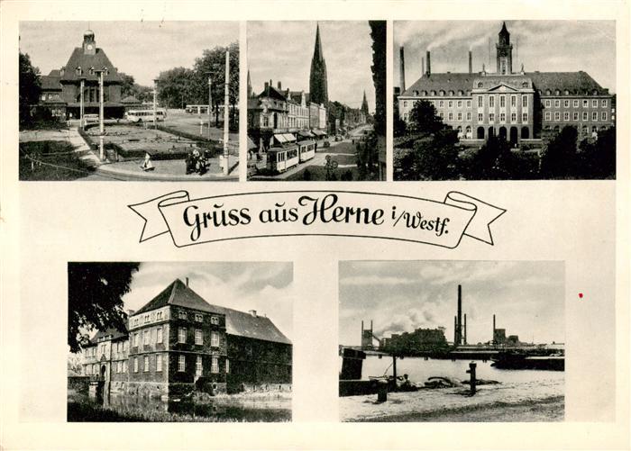 Herne Westfalen Teilansichten Schloss