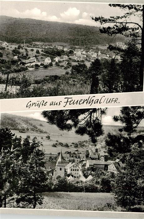 Feuerthal Hammelburg Bad Kissingen Panorama Teilansicht