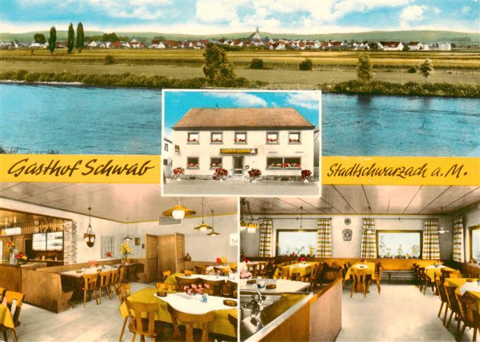 Stadtschwarzach Gasthof Schwab Panorama Gastraeume