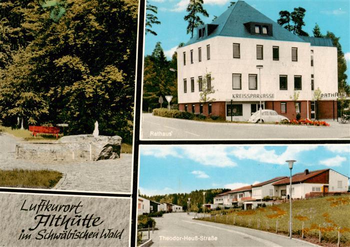 Althuette Wuerttemberg Park Kreissparkasse Rathaus Theodor Heuss Strasse