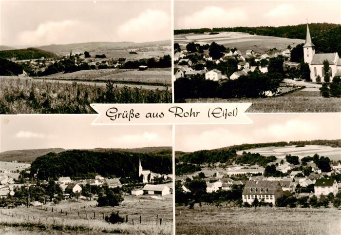 Rohr Eifel Panorama Kirche Teilansichten