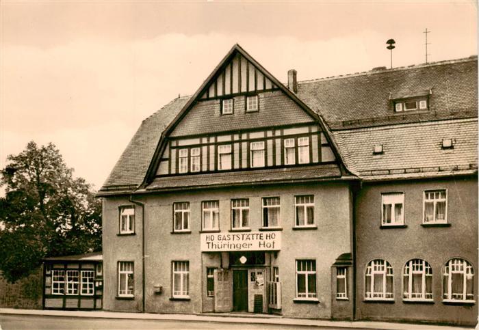 Weissenborn Bad Klosterlausnitz HO Gaststaette Thueringer Hof