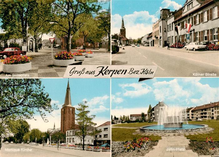 Kerpen Rheinland Am Stiftsplatz Koelner Strasse Martinus Kirche Jahn Platz