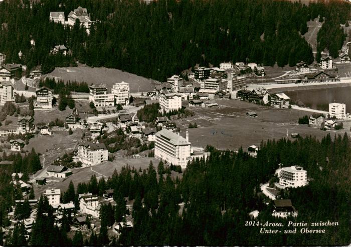 Arosa GR Partie zwischen Ober und Untersee