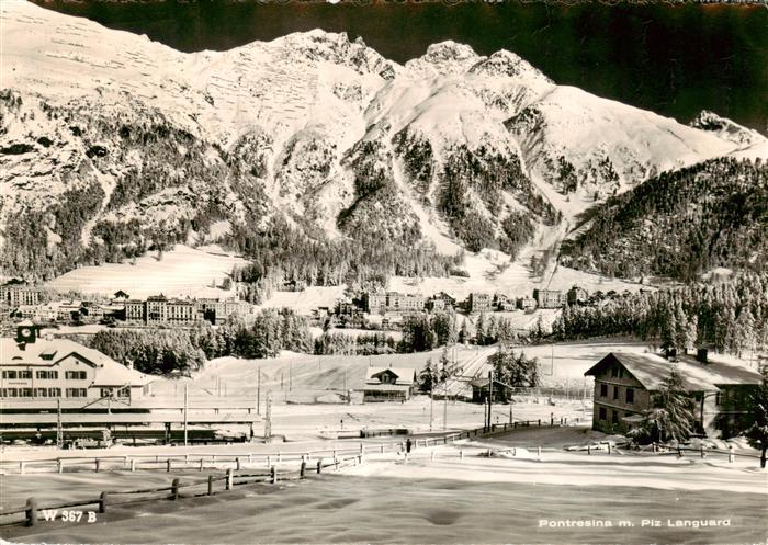 Pontresina mit Piz Languard