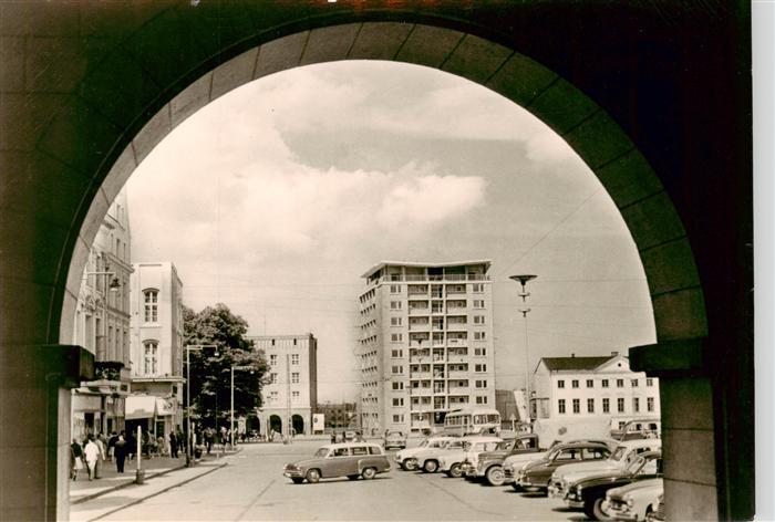 ROSTOCK  CITY Hochhaus am Ernst Thaelmann Platz
