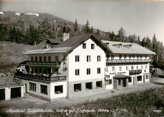 Katschberg Rennweg AT Alpenhotel Katschberghoehe mit Tsehaneck