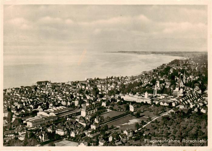 Rorschach Bodensee SG Fliegeraufnahme