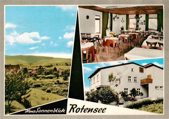 Rotensee Hauneck Gaestehaus Pension Haus Sonnenblick Restaurant Panorama