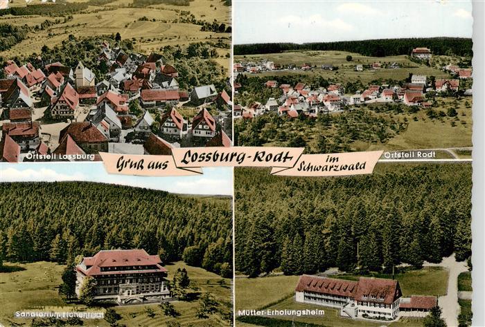 Rodt  Lossburg OT Lossburg OT Rodt Sanatorium Hohenreich Muetter Erholungsheim
